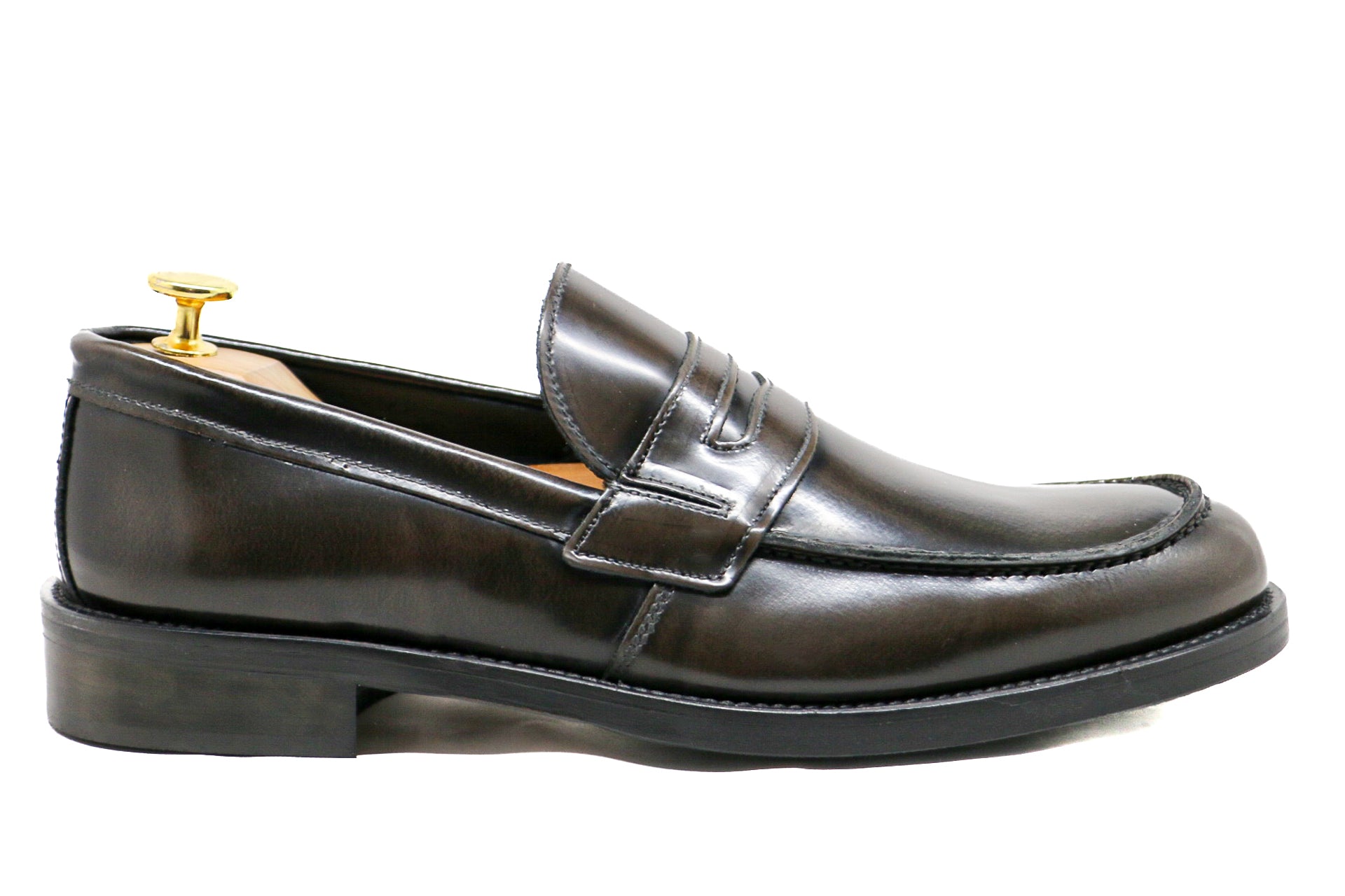 AVERSA- BLACK ABRASIVED LOAFERS