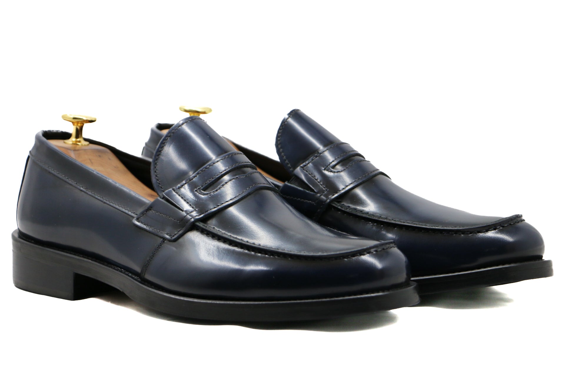 AVERSA- BLACK ABRASIVED LOAFERS