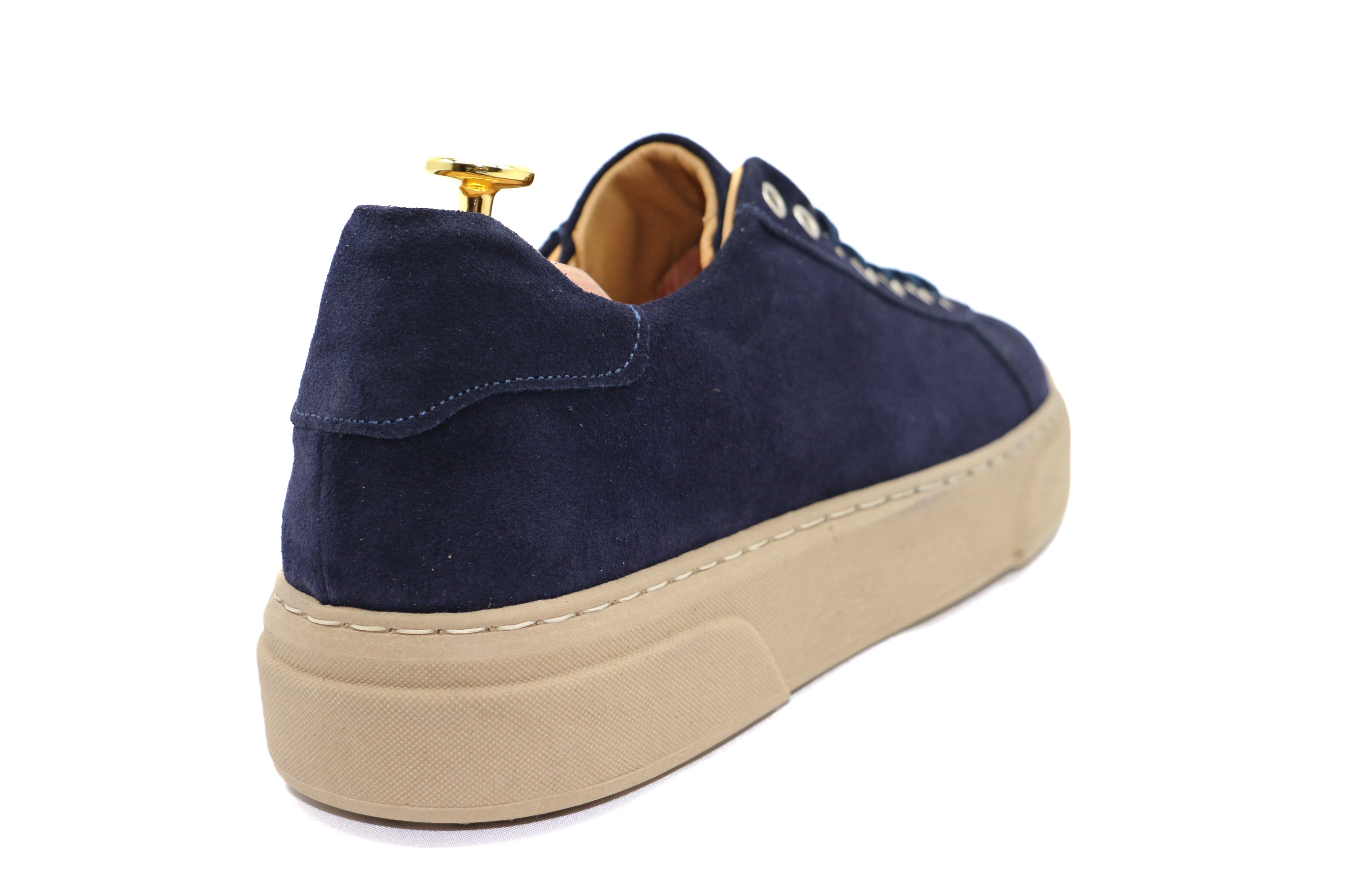 ROMA -SNEAKERS CAMOSCIO BLU