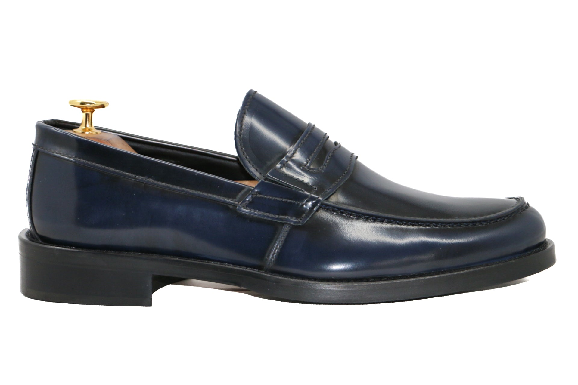 AVERSA- BLACK ABRASIVED LOAFERS