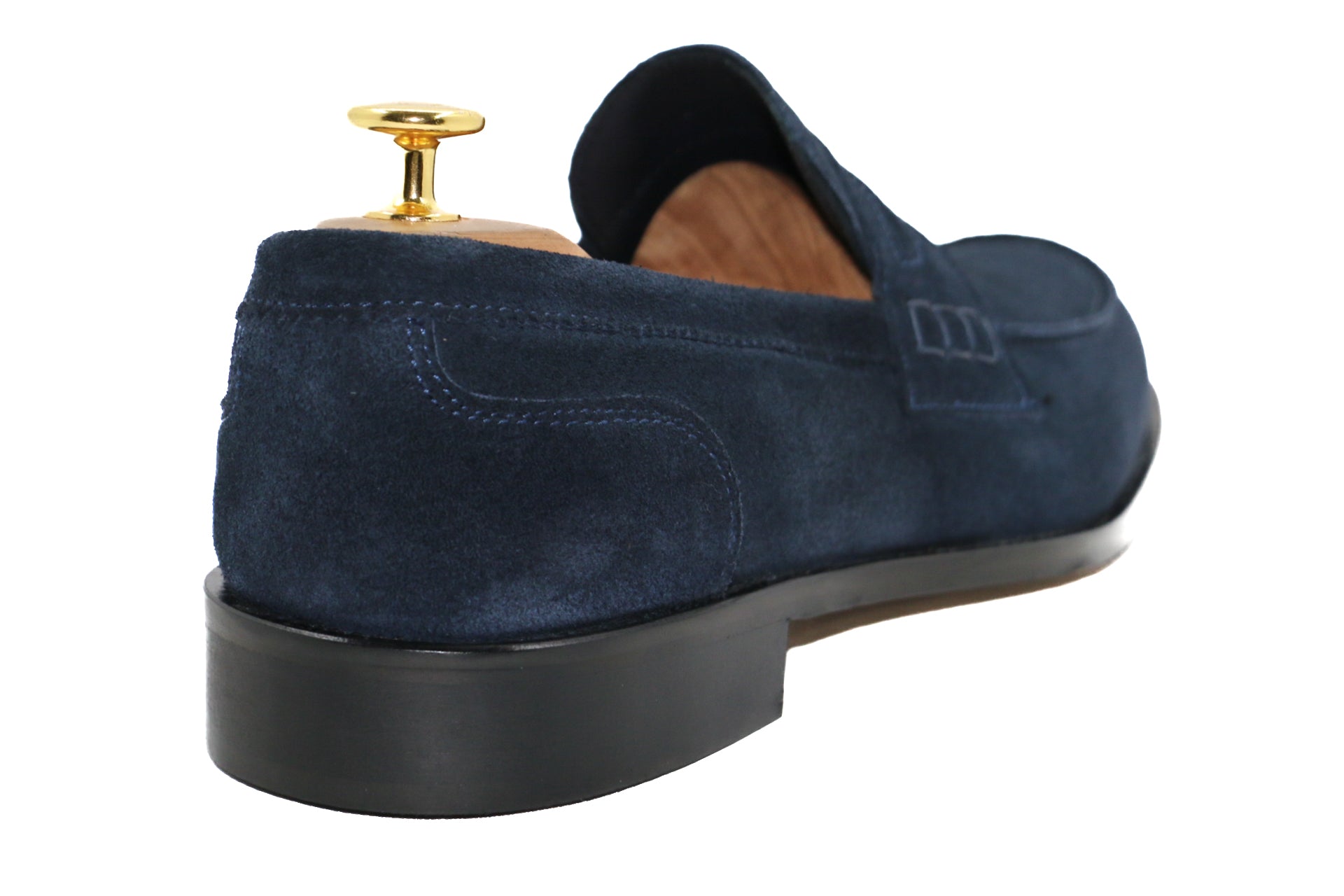 BERLINO - MOCASSINO CAMOSCIO BLU