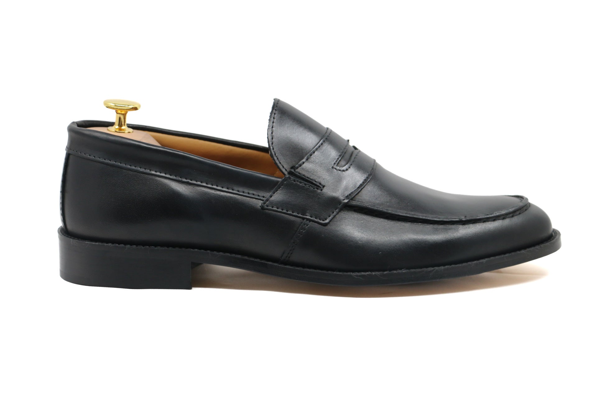 AVERSA - BLACK CALFSKIN LOAFERS