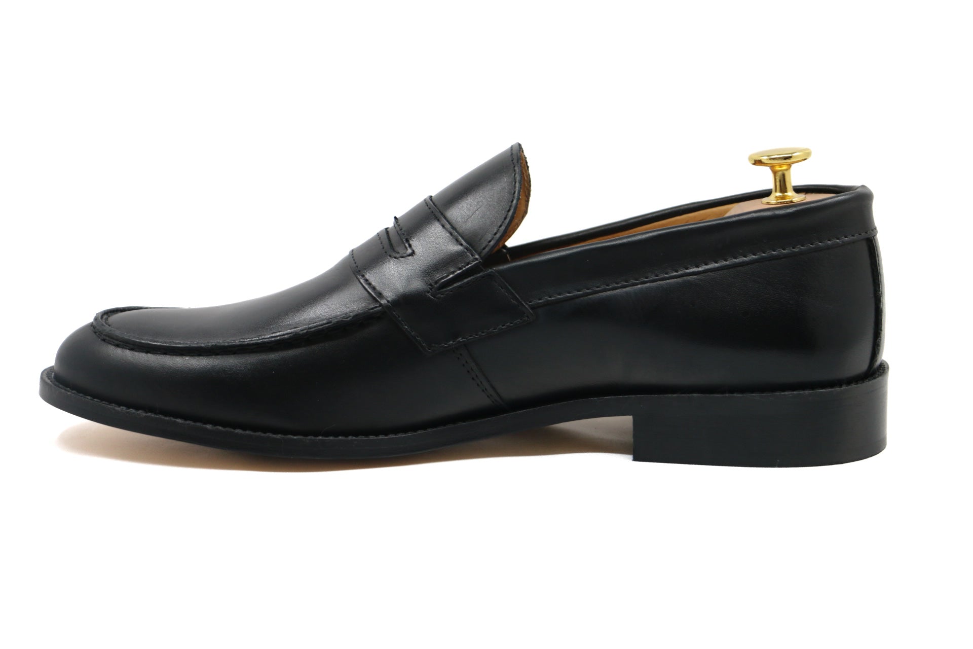 AVERSA - BLACK CALFSKIN LOAFERS