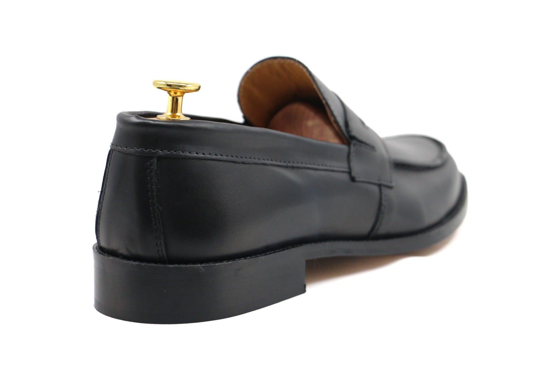 AVERSA - BLACK CALFSKIN LOAFERS