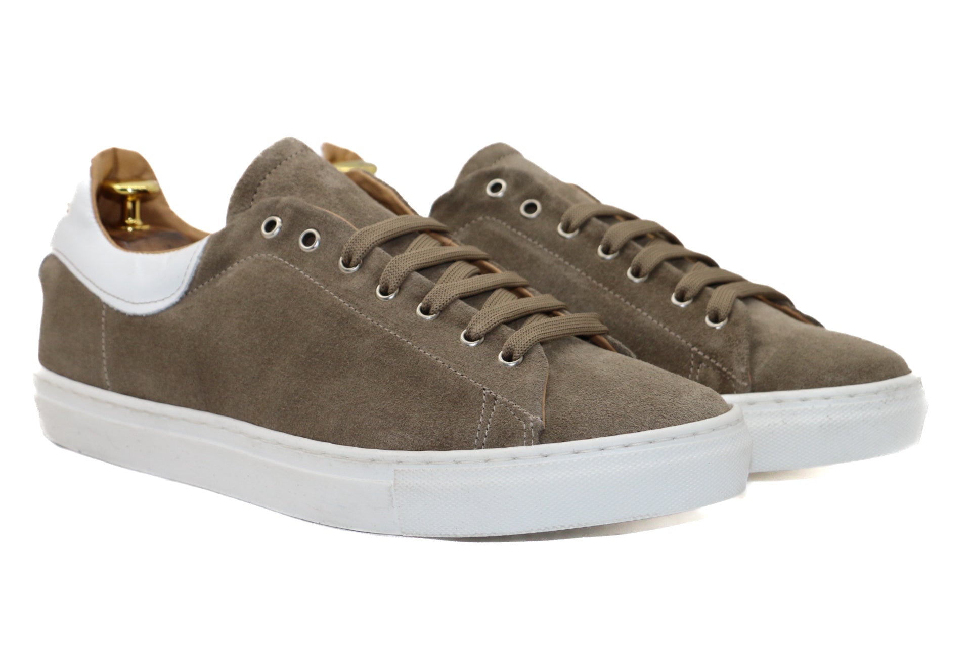 MANHATTAN - TAUPE SUEDE SNEAKERS