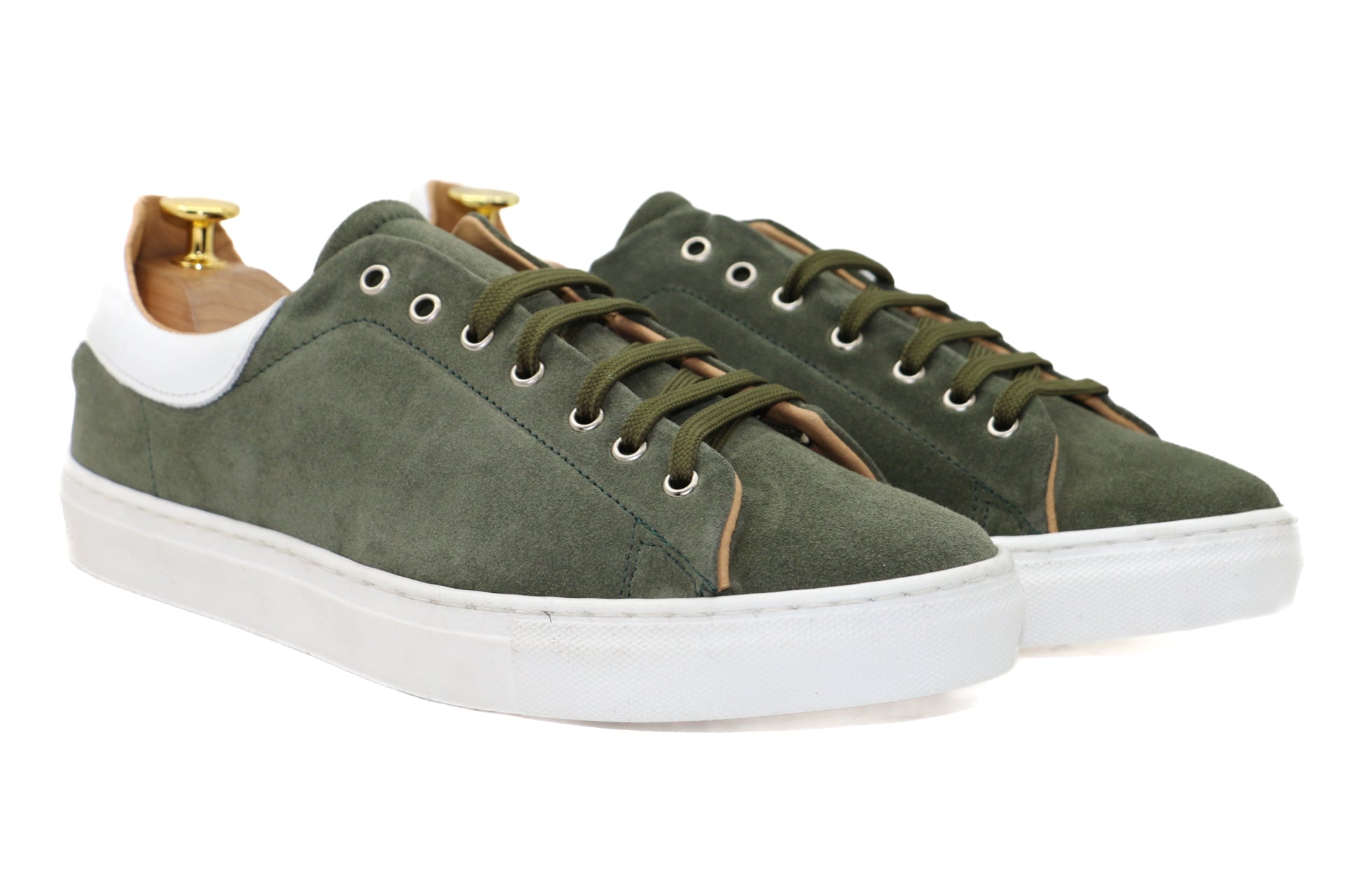 MANHATTAN - SNEAKERS CAMOSCIO VERDE