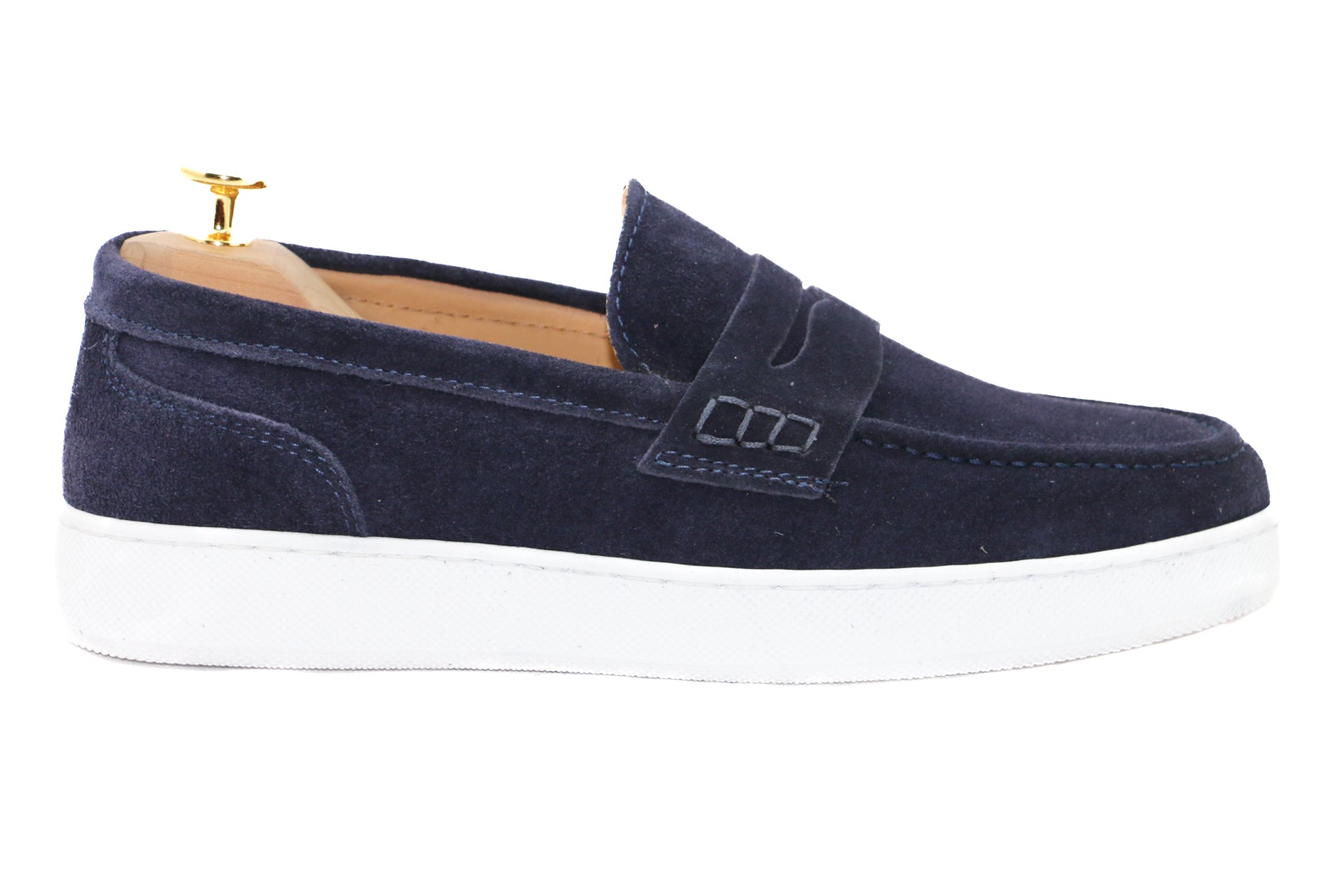 LONDON - BLUE SUEDE LOAFERS