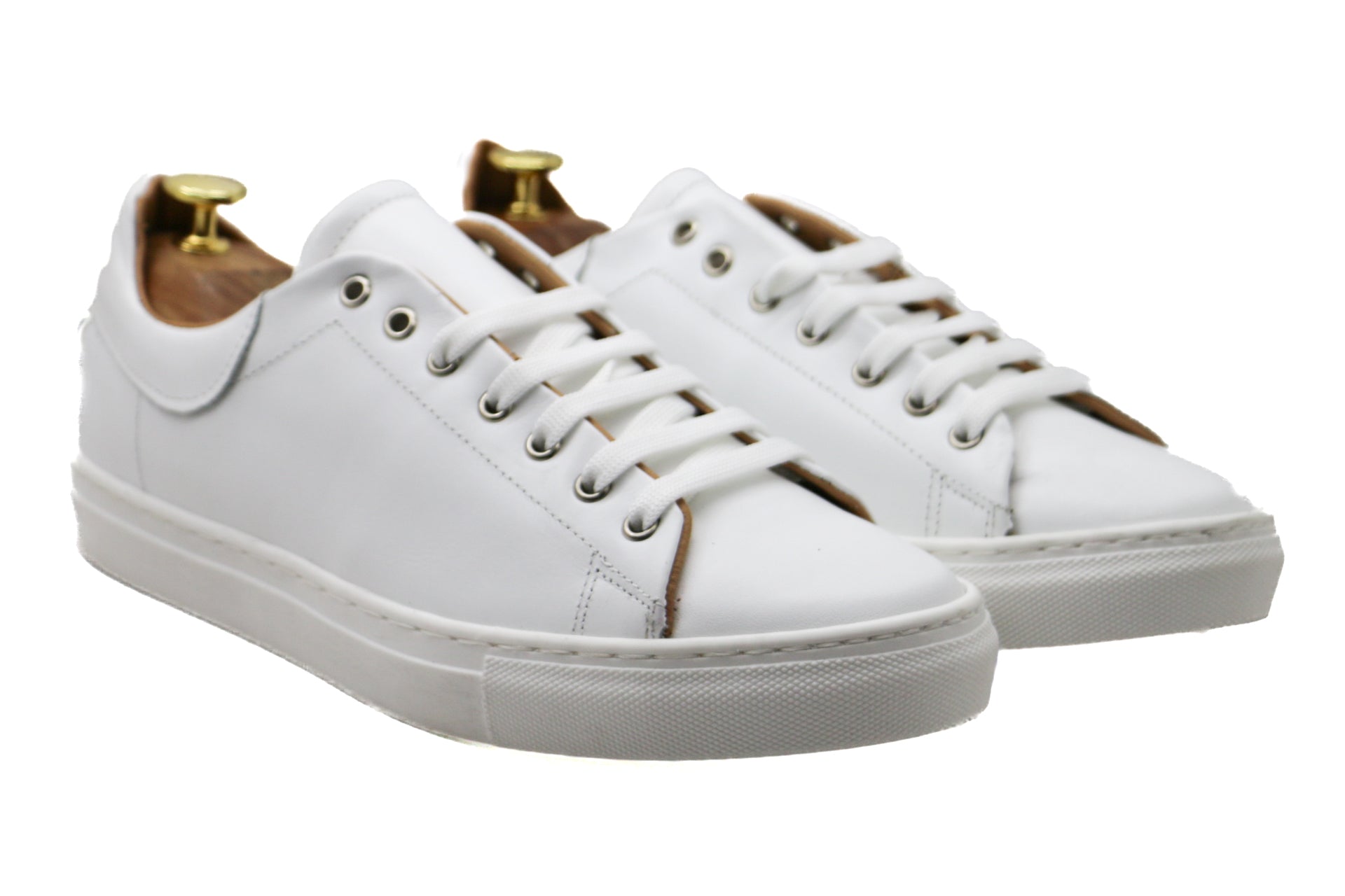 MANHATTAN - SNEAKERS DE BECERRO BLANCO