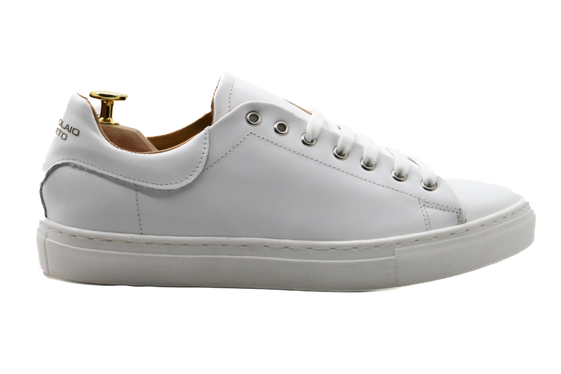 MANHATTAN - SNEAKERS DE BECERRO BLANCO