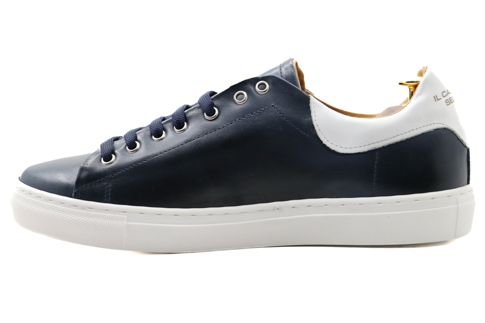 MANHATTAN - SNEAKERS VITELLO BLU