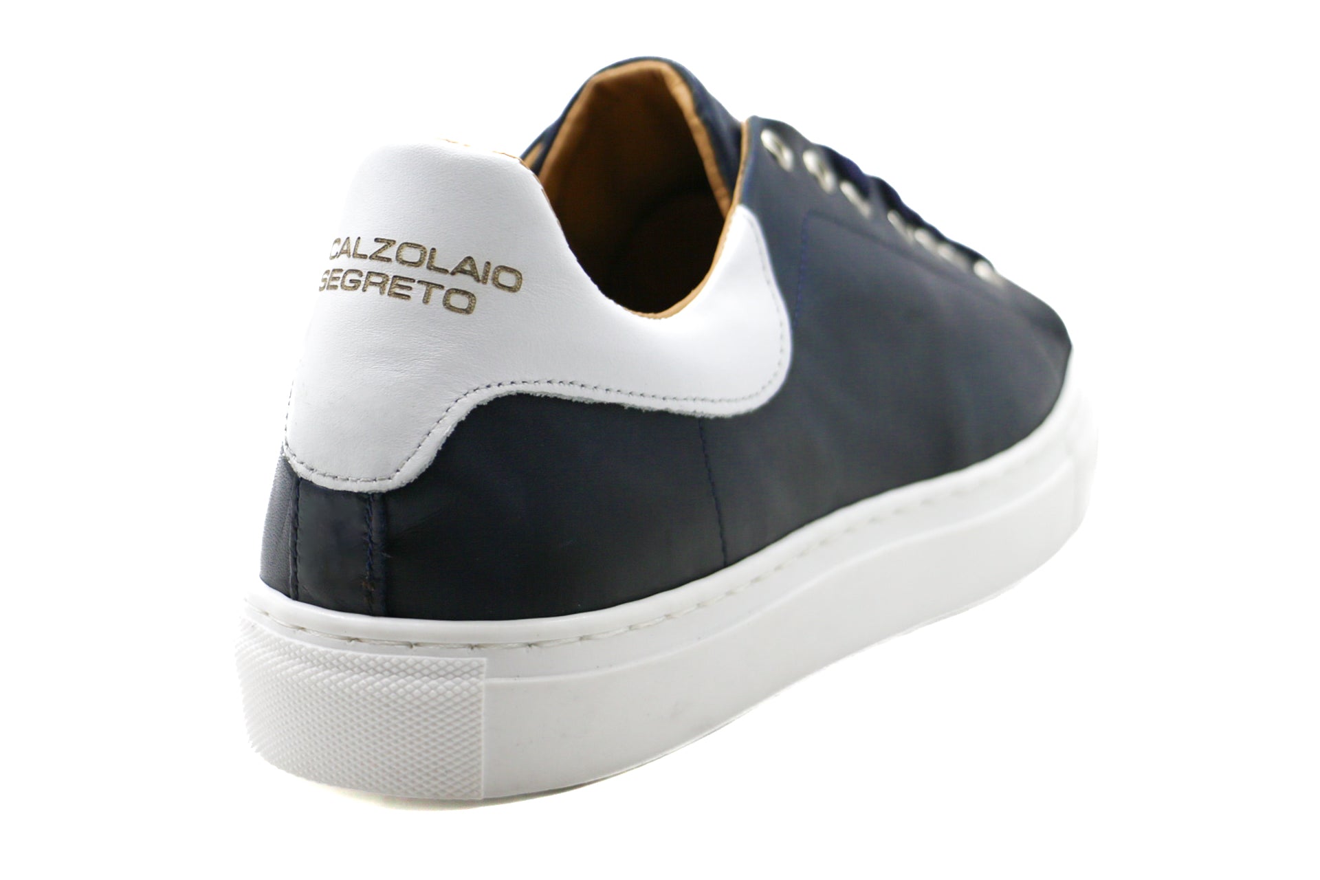 MANHATTAN - SNEAKERS VITELLO BLU