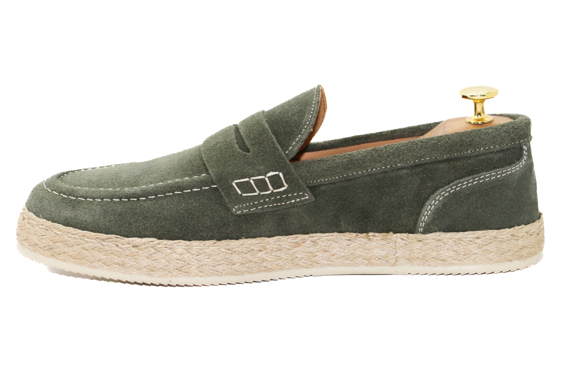 POSITANO - ESPADRILLES CAMOSCIO VERDE