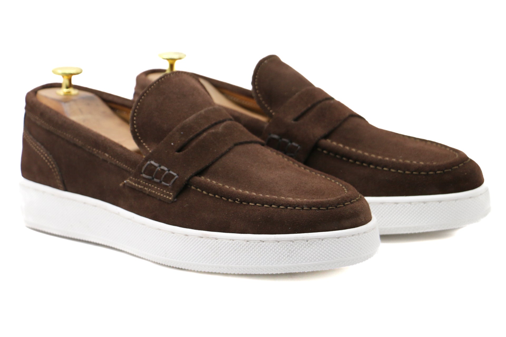 LONDON - LOAFERS - DARK BROWN SUEDE