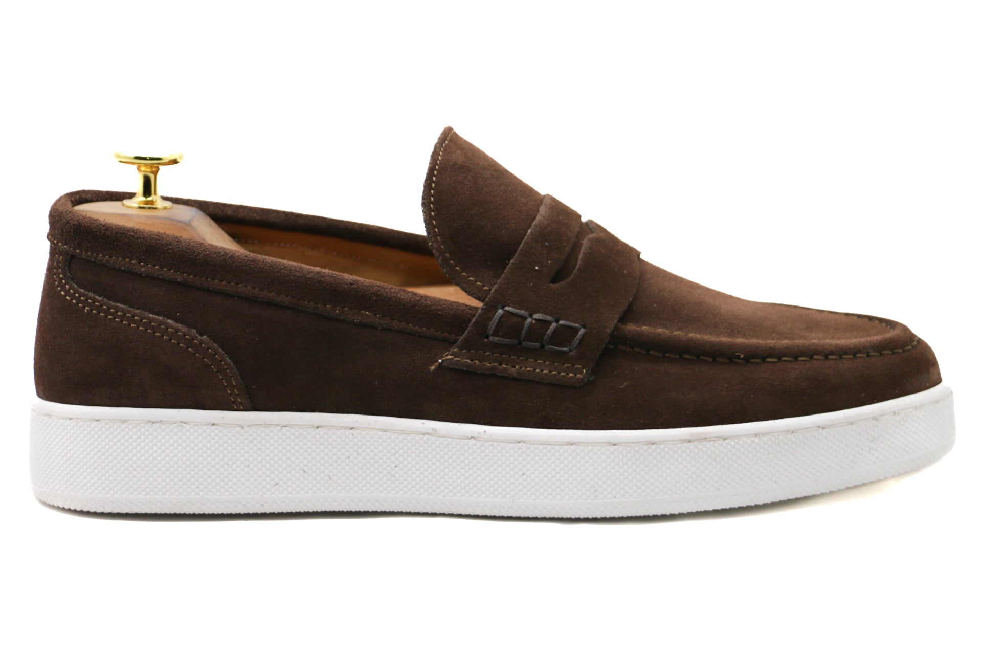 LONDON - LOAFERS - DARK BROWN SUEDE