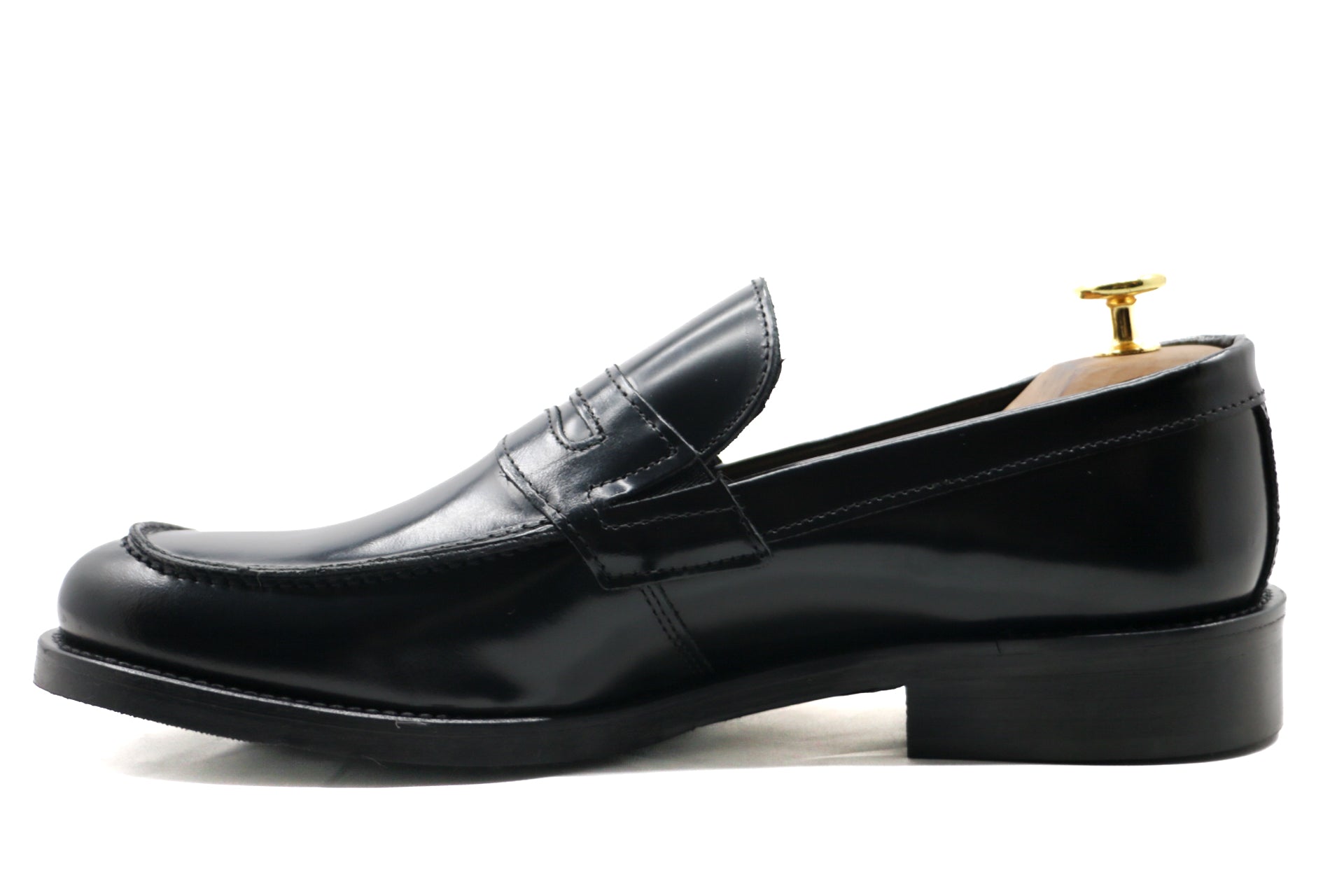 AVERSA- BLACK ABRASIVED LOAFERS