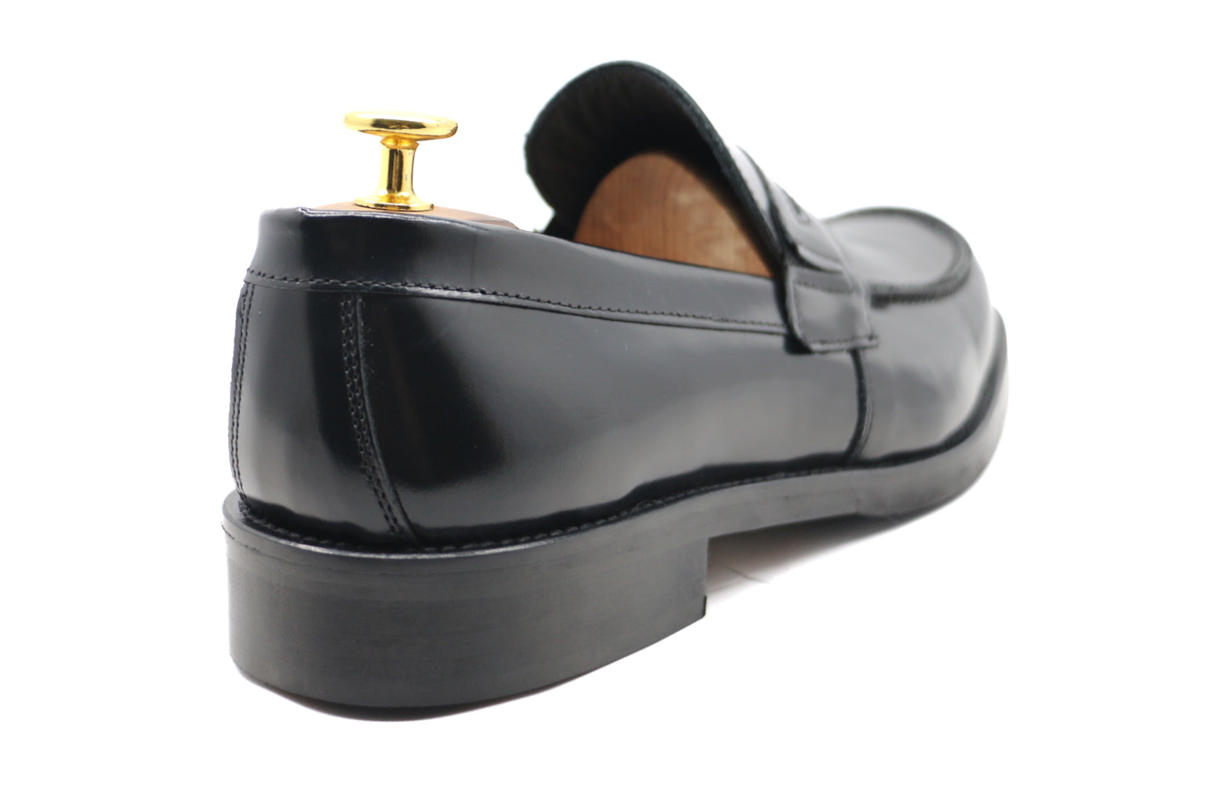 AVERSA- BLACK ABRASIVED LOAFERS