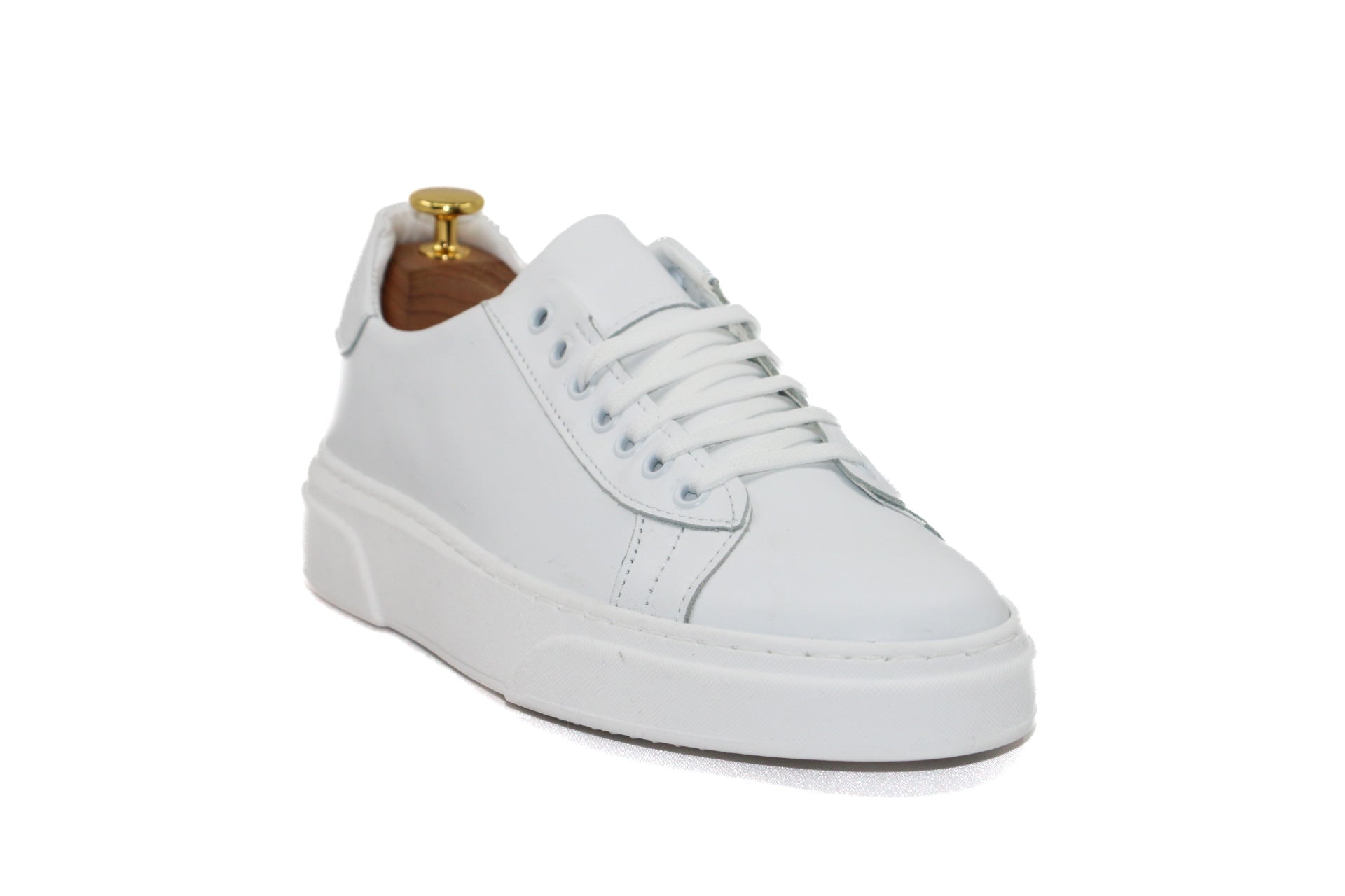 ROMA -SNEAKERS VITELLO BIANCO