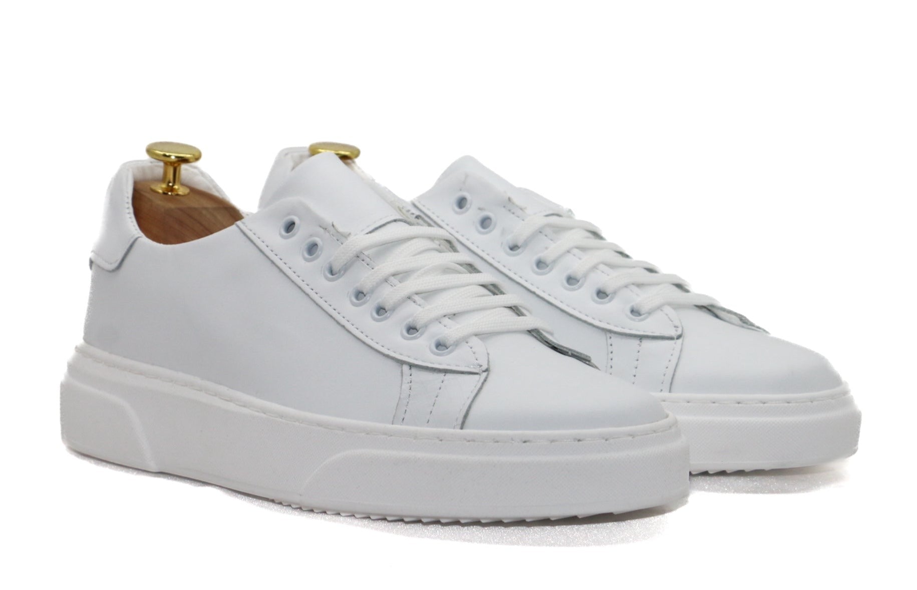 ROME - SNEAKERS EN VEAU BLANC