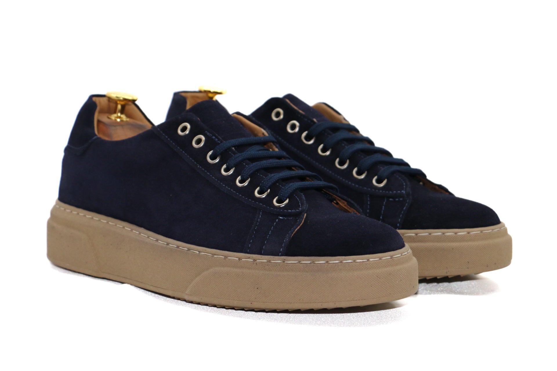 ROME - SNEAKERS EN DAIM BLEU