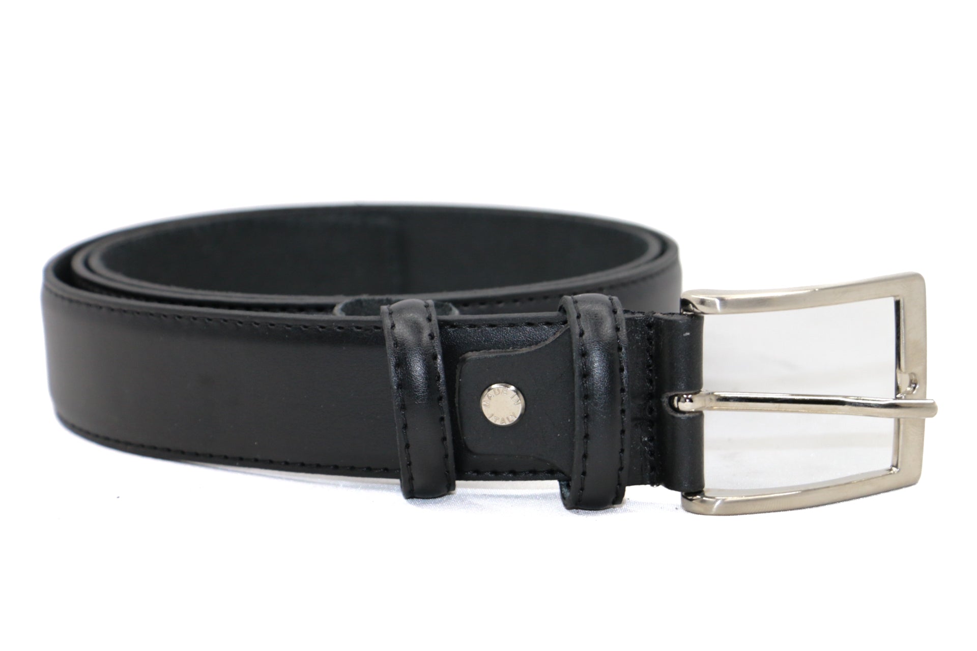 CEINTURE EN VEAU NOIR