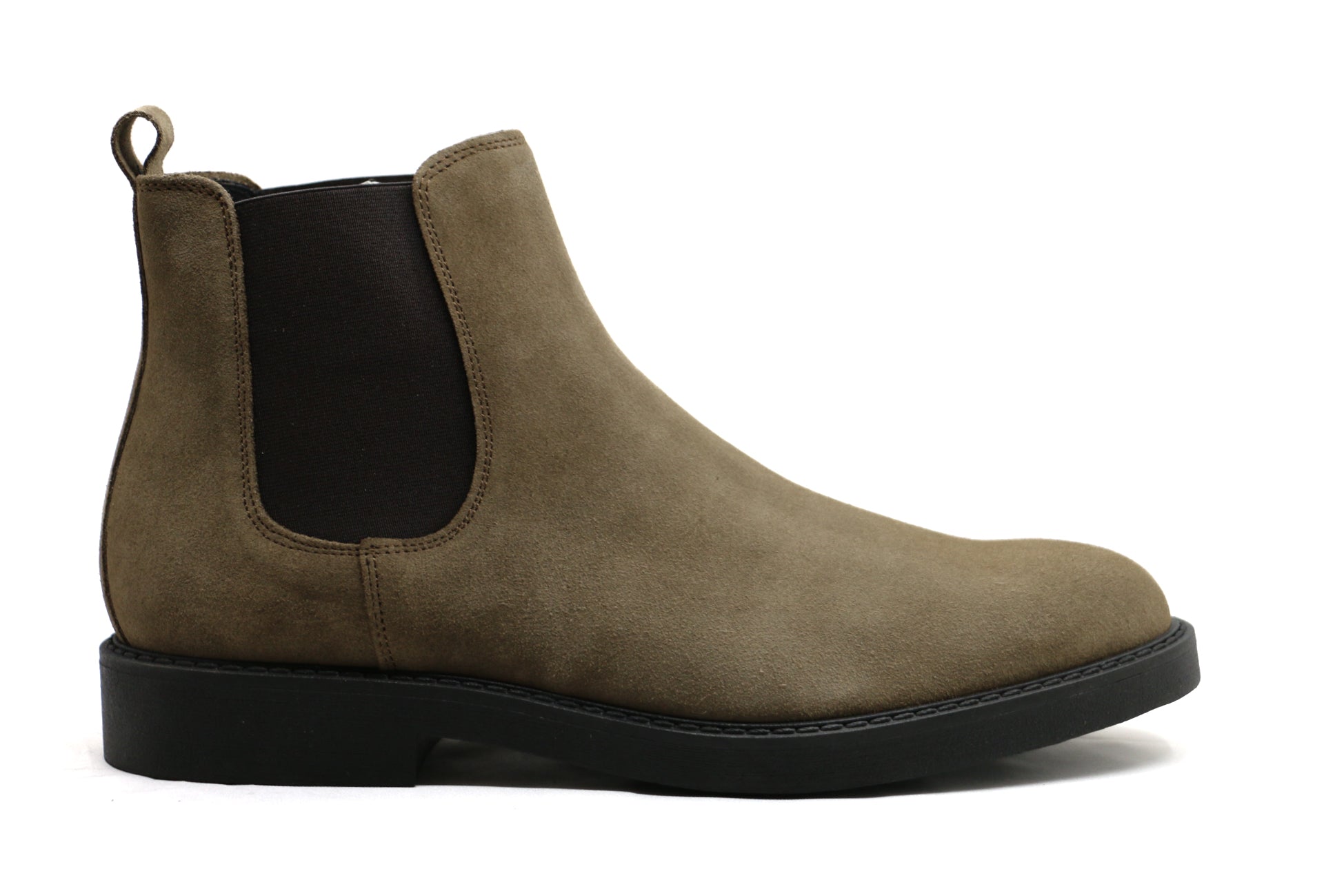 LIVERPOOL - TAUPE SUEDE CHELSEA ANKLE BOOTS